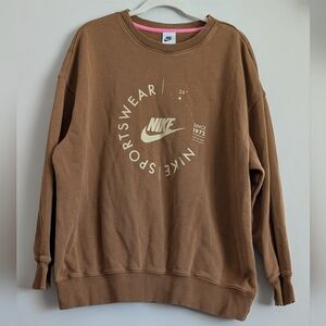 Nike Brown Crewneck Sweater